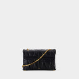 Kleio Mini Shoulder Bag - Versace - Leather - Black