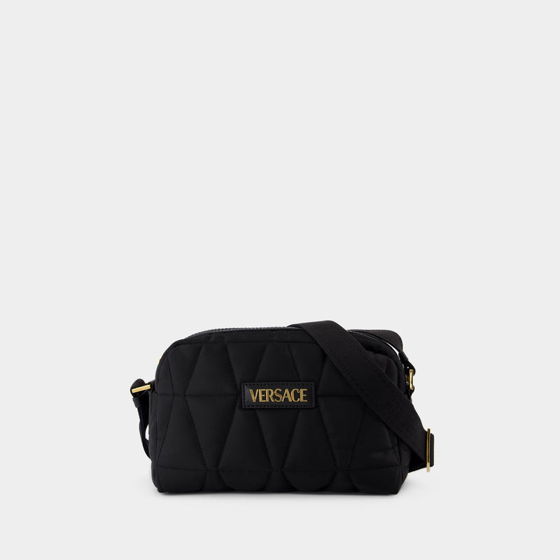 Shoulder Bag - Versace - Nylon - Black