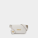 Mini Shoulder Bag - Versace - Leather - White