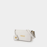 Mini Shoulder Bag - Versace - Leather - White