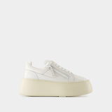 Gz94 Maxi Sneakers - Giuseppe Zanotti - Leather - White