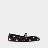 Ballerinas - Dolce&Gabbana - Cotton - Black/White