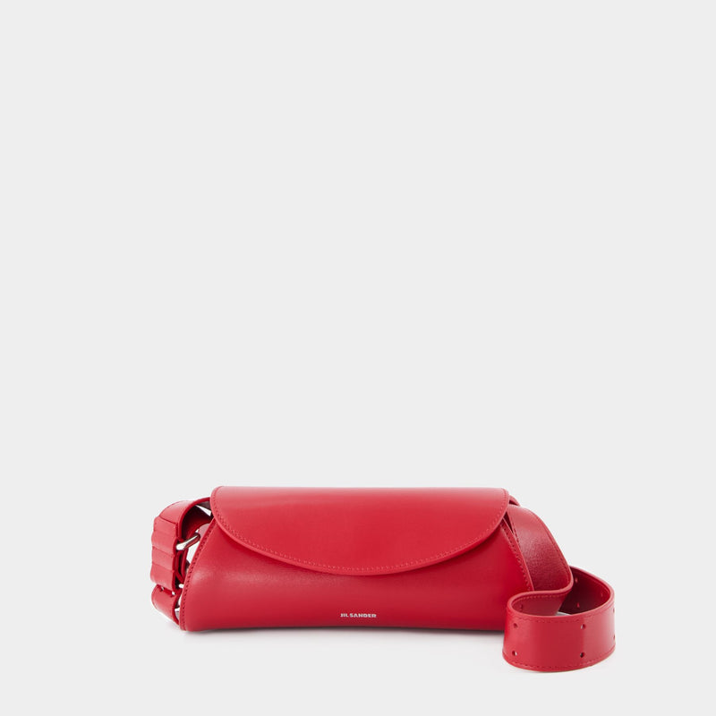 Cannolo Mini Purse - Jil Sander - Leather - Red