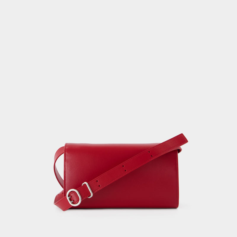 All Day Crossbody - Jil Sander - Leather - Red