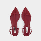 Sandals - Jil Sander - Leather - Red