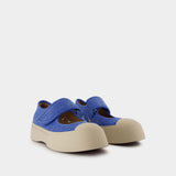 Mary Jane Sneakers - Marni - Cotton - Blue