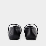 Mary Jane Sneakers - Marni - Leather - Black