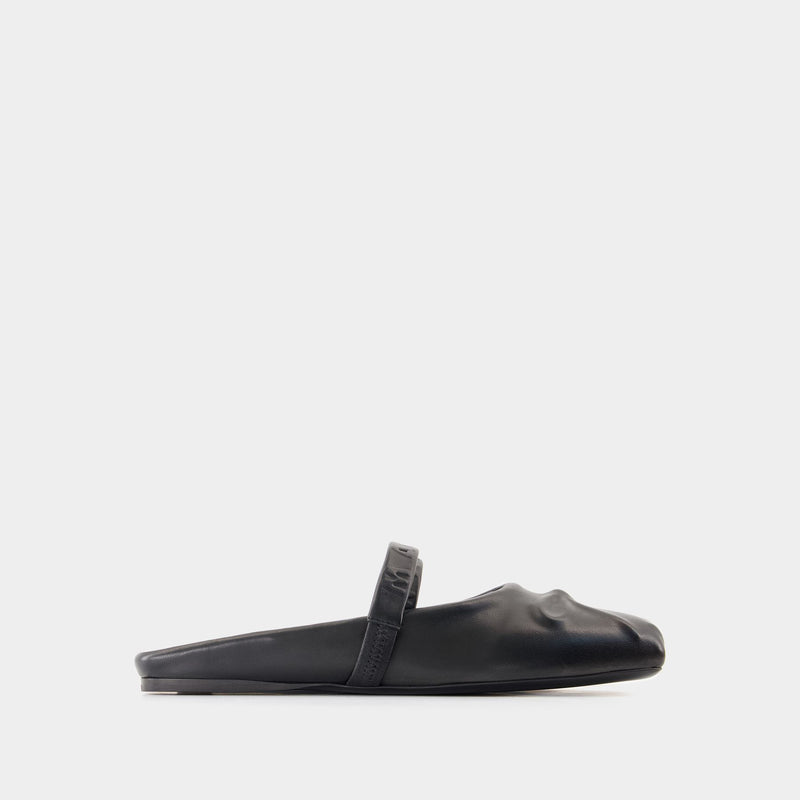 Mules - Marni - Leather - Black