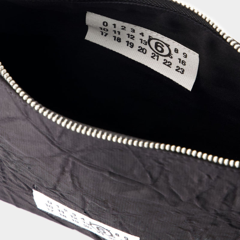 Numeric Shoulder Bag - MM6 Maison Margiela - Nylon - Black