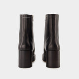 Ankle Boots - MM6 Maison Margiela - Leather - Black