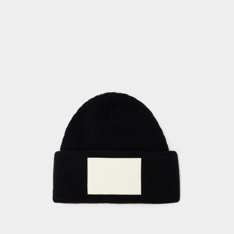 Beanie - MM6 Maison Margiela - Wool - Black