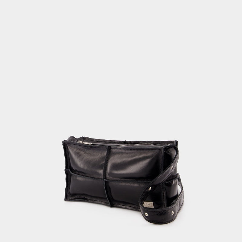 Numeric Top Handle Mini Purse - MM6 Maison Margiela - Leather - Black