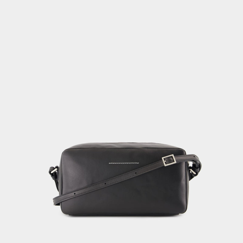 Numeric Soft Crossbody - MM6 Maison Margiela - Leather - Black