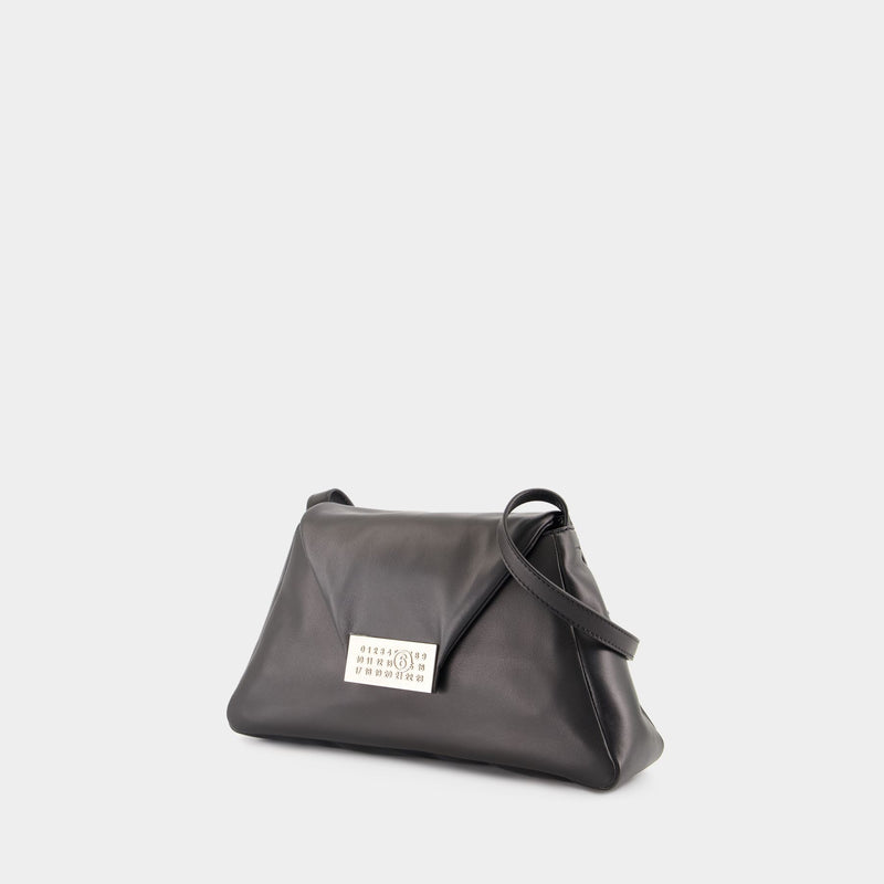 Numeric Medium Soft Crossbody - MM6 Maison Margiela - Leather - Black