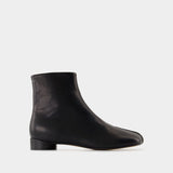 Ankle Boots - MM6 Maison Margiela - Leather - Black