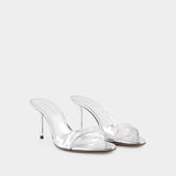 Lidia 70 pumps - Paris Texas - Leather - Silver