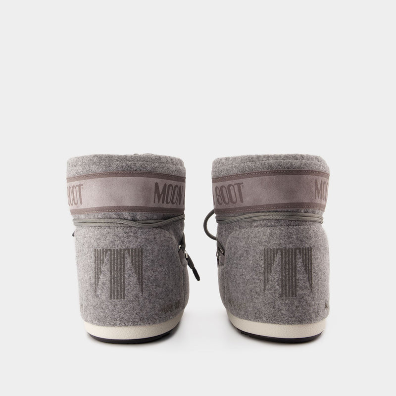 Icon Low Felt Boots Moon Boot Synthetic Grey