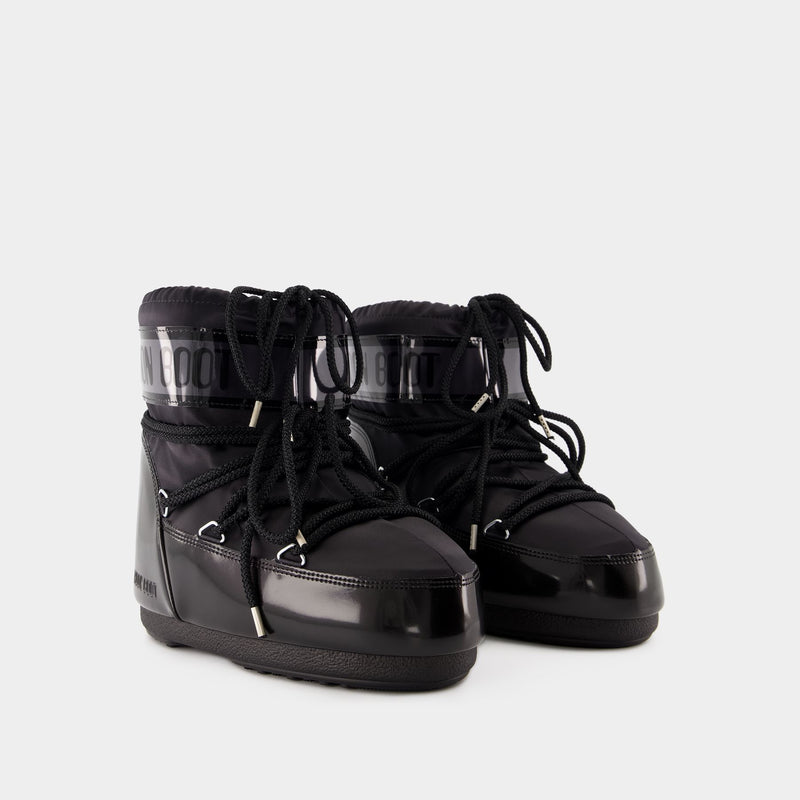 Icon Low Glance Boots - Moon Boot - Synthetic - Black