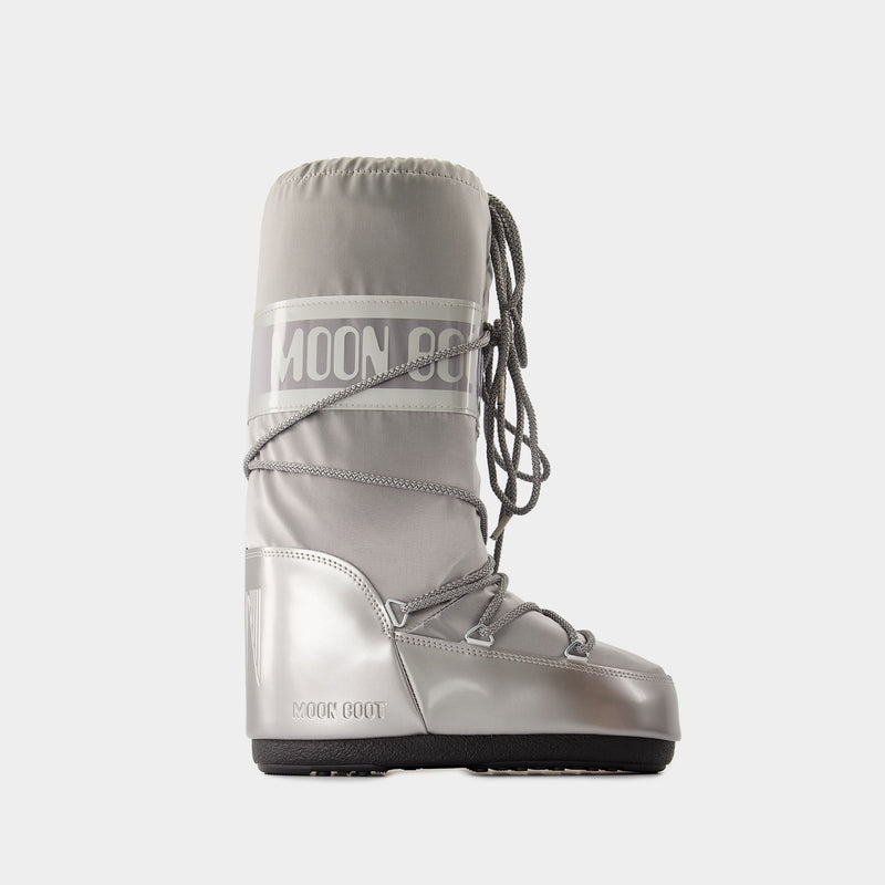 Icon Glance Boots - Moon Boot - Synthetic - Silver