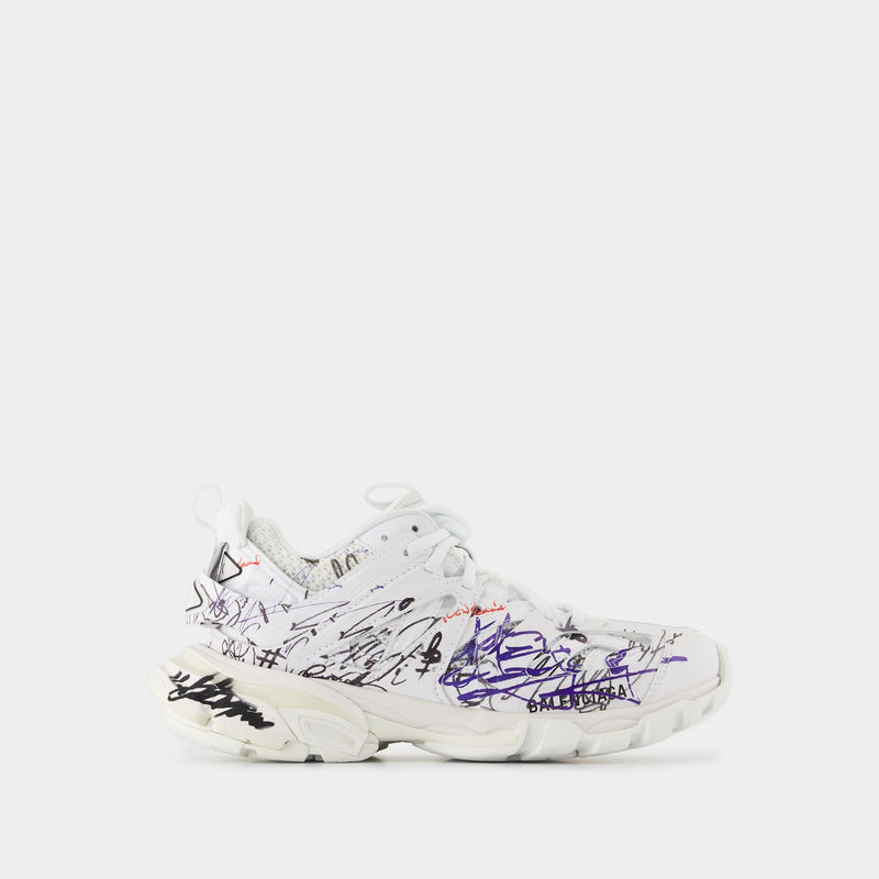 Track Sneakers - Balenciaga - Nylon - White