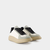 Oversize Sneakers - Alexander McQueen - Leather - White