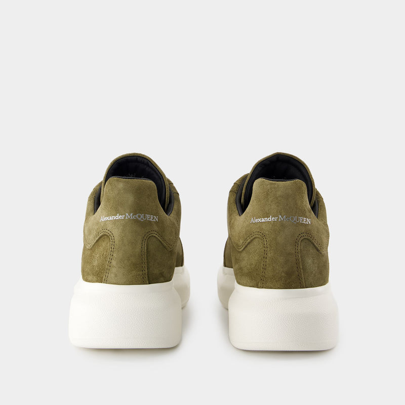 Oversize Sneakers - Alexander McQueen - Leather - Khaki