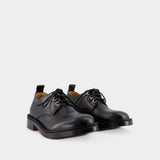 Lace Up Derbies - Alexander McQueen - Leather - Black