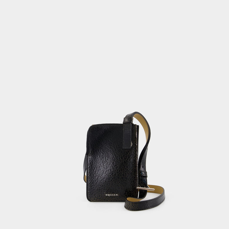 Sling Crossbody - Alexander McQueen - Leather - Black