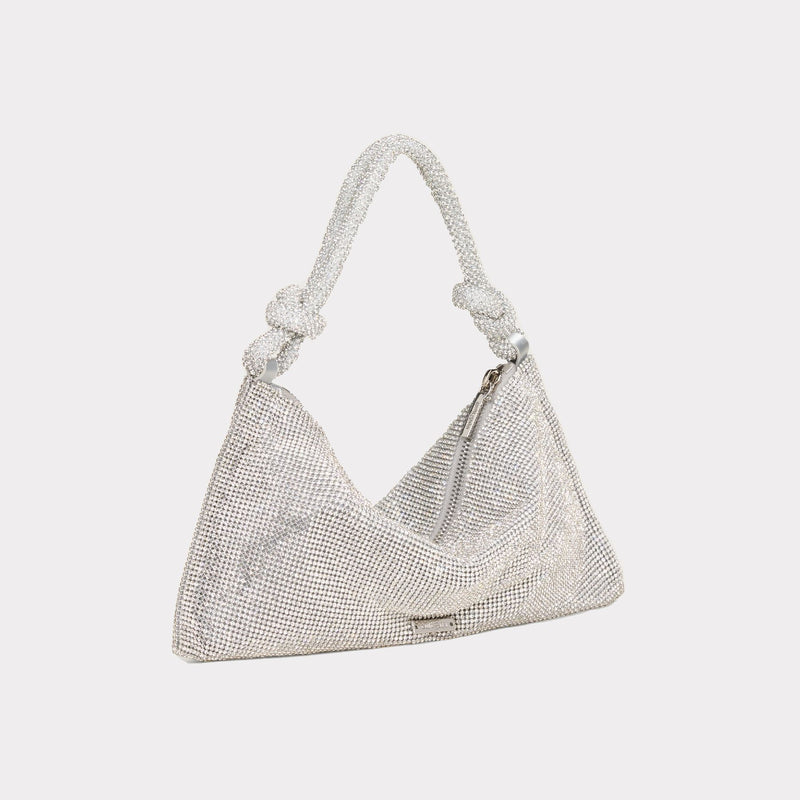 Hera Nano Shoulder Hobo Bag - Cult Gaia -  - Strass