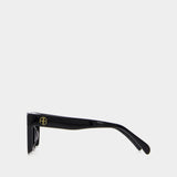 Indio Sunglasses - ANINE BING - Acetate - Black