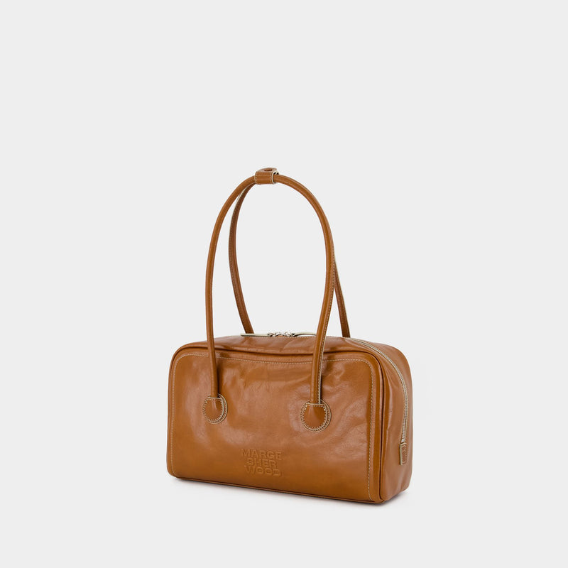 Soft Boston Shoulder Bag - Margesherwood - Leather - Brown