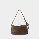 Outpocket Shoulder Bag - Margesherwood - Leather - Brown