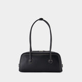 Soft Baguette Shoulder Bag - Margesherwood - Leather - Black