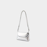 Folder Mini Crossbody - Osoi - Leather - Silver