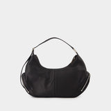 Cargo Large Shoulder Bag - Osoi - Leather - Black