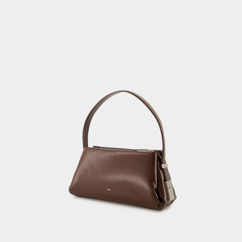 Pillow Mini Shoulder Bag - Osoi - Leather - Choco Brown