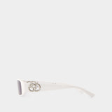 Gg1661s Sunglasses - Gucci - Acetate - White