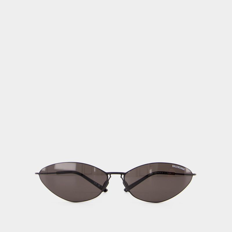 Bb0350s Sunglasses - Balenciaga - Metal - Black