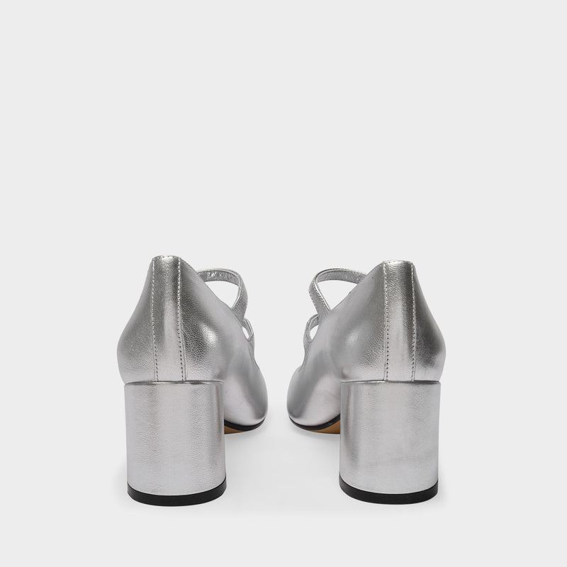 Alice Pumps - Carel - Leather - Silver