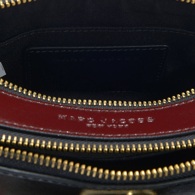 The Snapshot Crossbody - Marc Jacobs -  Black/Red - Leather