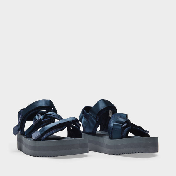 Kisee-VPO Sandals in Navy Nylon