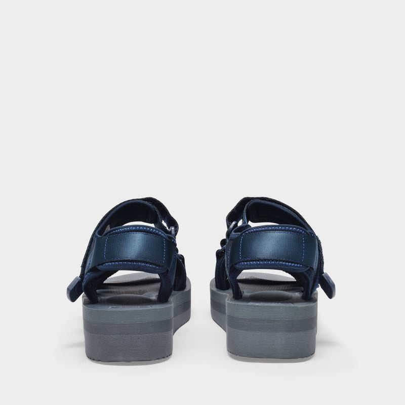 Kisee-VPO Sandals in Navy Nylon