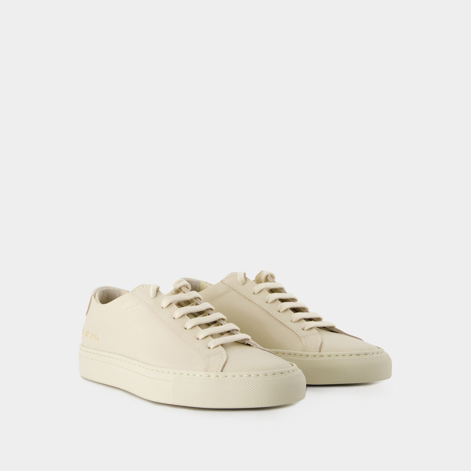 Original Achilles Low Sneakers Common Projects Leather Beige