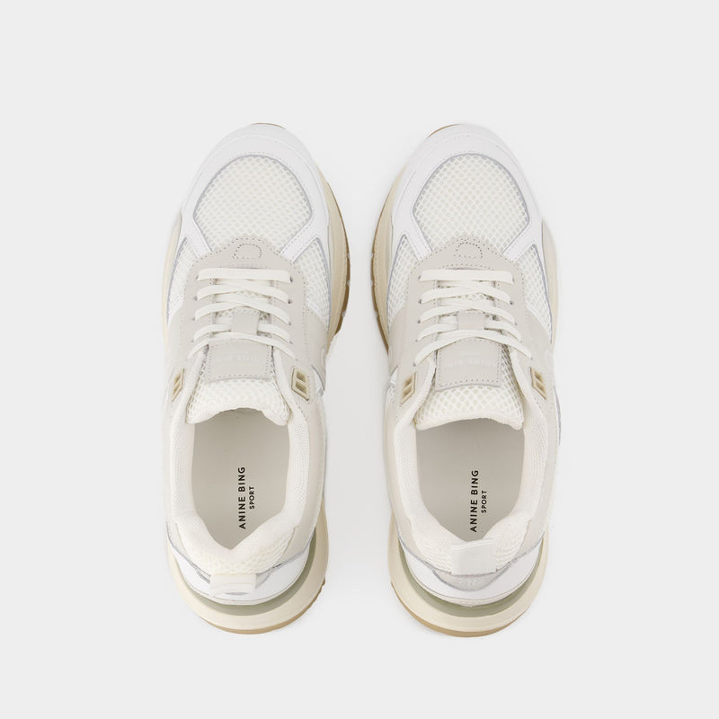 Dina Sneakers - Anine Bing - Leather - White