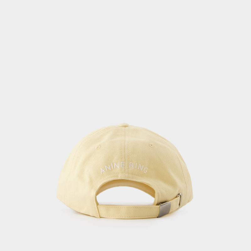 Cloth - The Jeremy Baseball Cap in Black by Anine Bing has