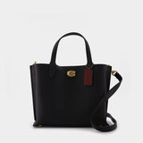 Willow 24 Tote Bag - Coach - Black - Leather