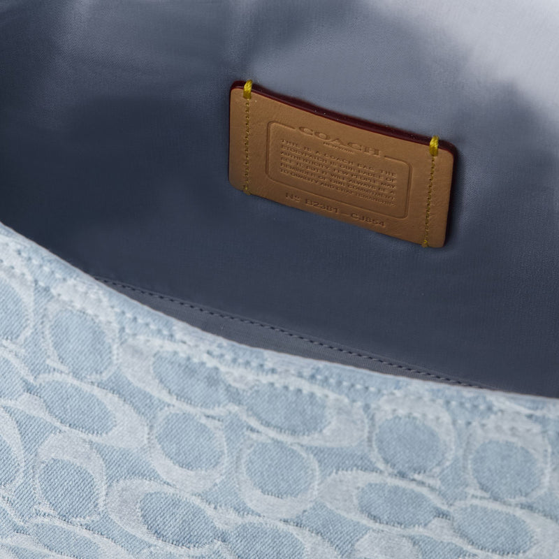 Soft Tabby Crossbody bag - Coach - Canvas - Blue Cloth ref.902387 - Joli  Closet
