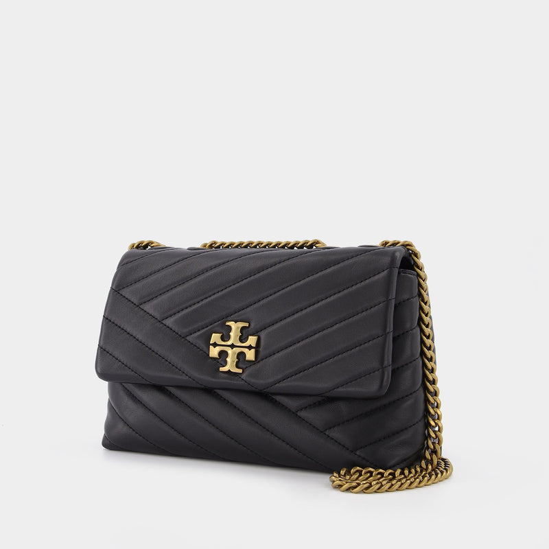 Shop Tory Burch Mini Kira Chevron-Quilted Leather Wallet
