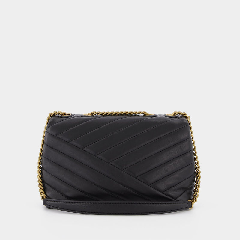 Tory Burch Outlet: Kira bag in quilted leather - Black