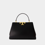 Eleanor Satchel Crossbody - Tory Burch - Leather - Black